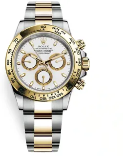 Rolex Daytona 116503 Yellow gold and Stainless steel White