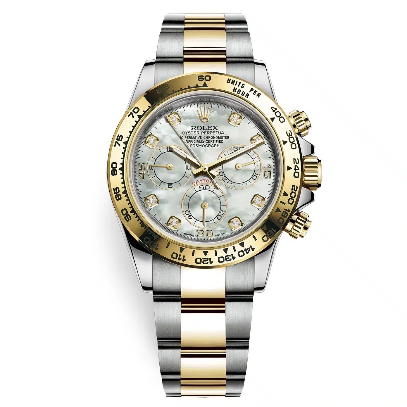 Rolex Daytona 116503 40mm Yellow gold and Stainless steel Mother-of-pearl