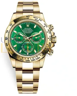 Rolex Daytona 116508 Yellow gold Green