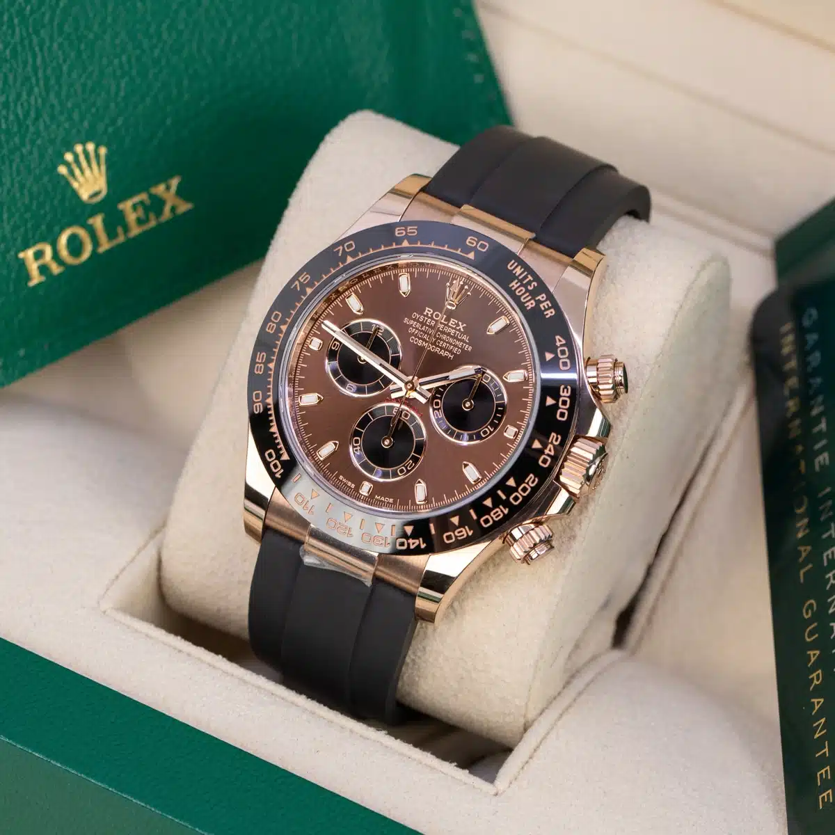 Rolex Daytona 116515ln 40mm Everose gold Chocolate 3