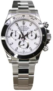 Rolex Daytona 116520 40mm Stainless steel White