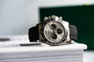 Rolex Daytona 126519LN White gold Silver