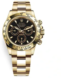 Rolex Daytona 116508-0004 40mm Yellow gold Black