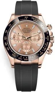 Rolex Daytona 116515LN-0006 Ceramic and Rose gold Pink Baguette