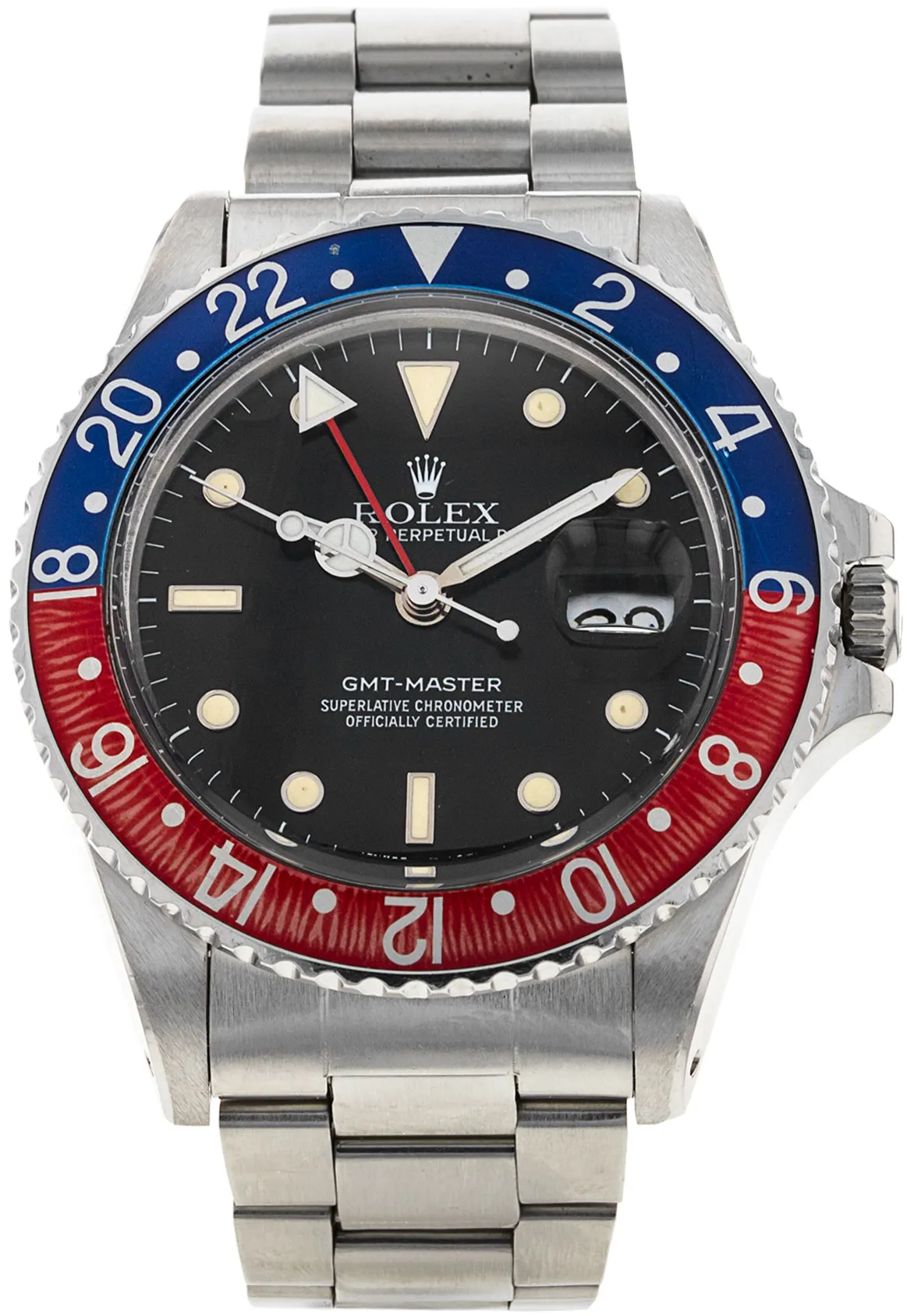 Rolex GMT-Master 16750 40mm Stainless steel Black