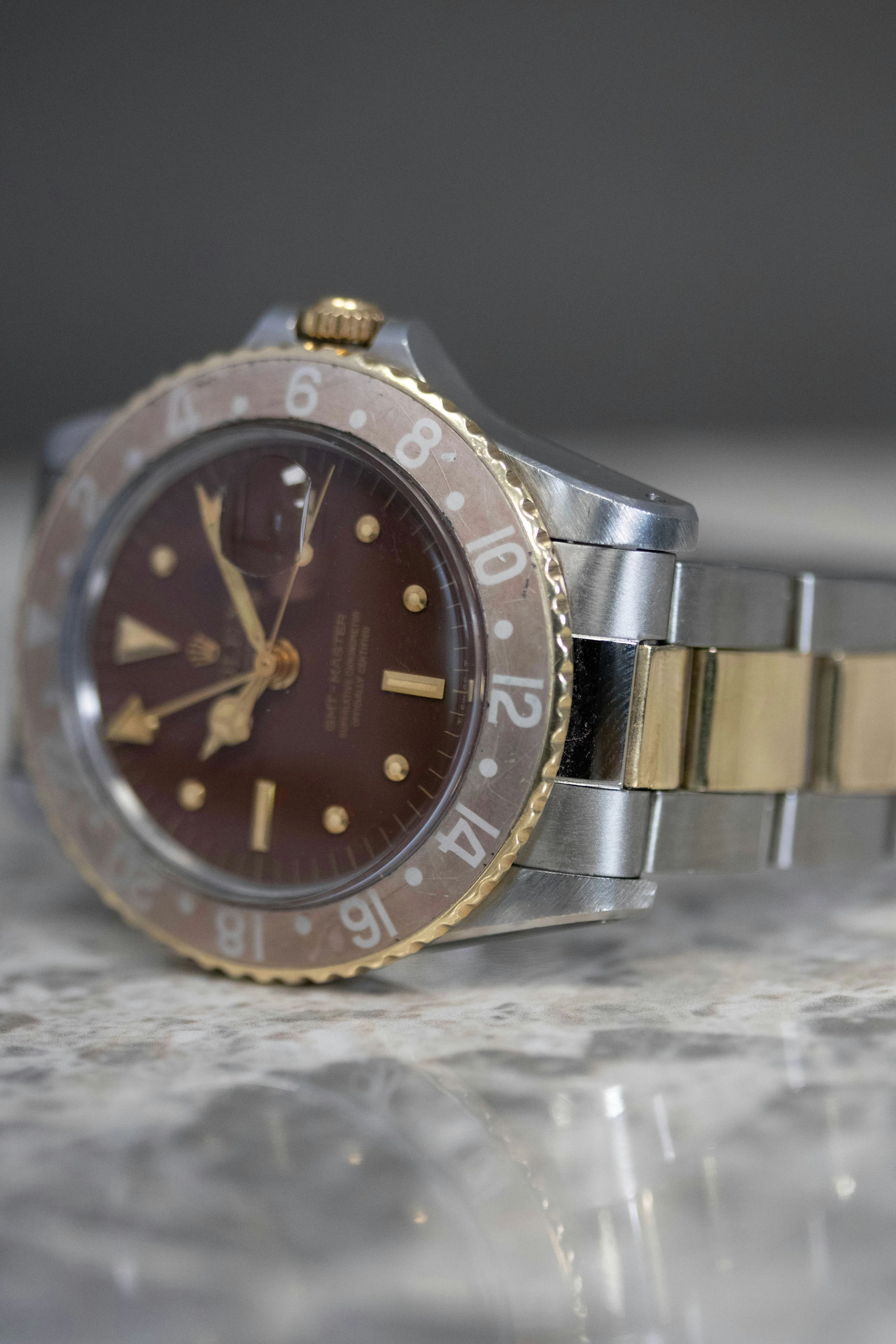 Rolex GMT-Master 16753 40mm Yellow gold and Stainless steel Black 2