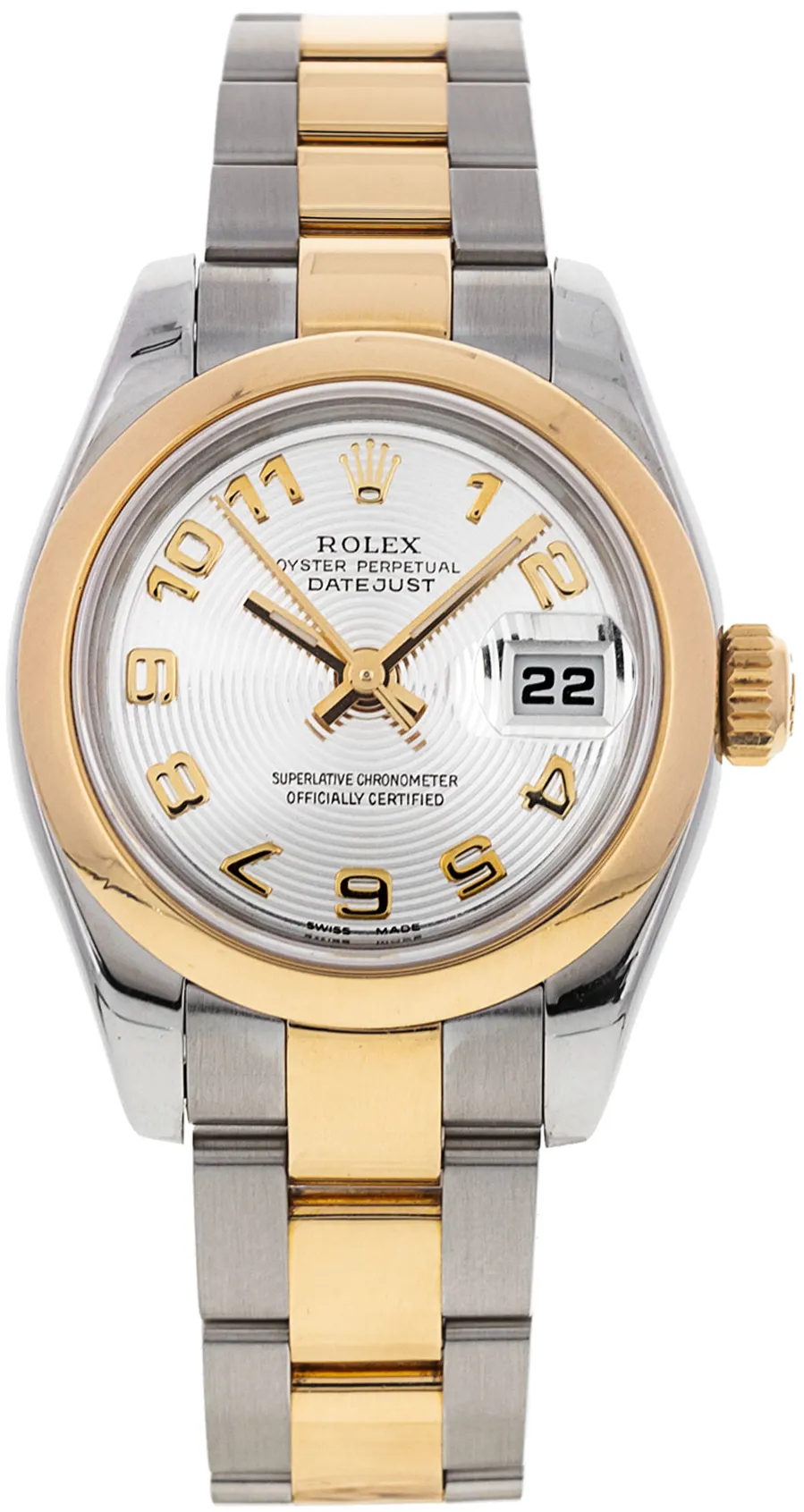 Rolex Lady-Datejust 179163 26mm Yellow gold and stainless steel •