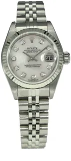 Rolex Lady-Datejust 79174 Stainless steel Mother of Pearl White - Diamond