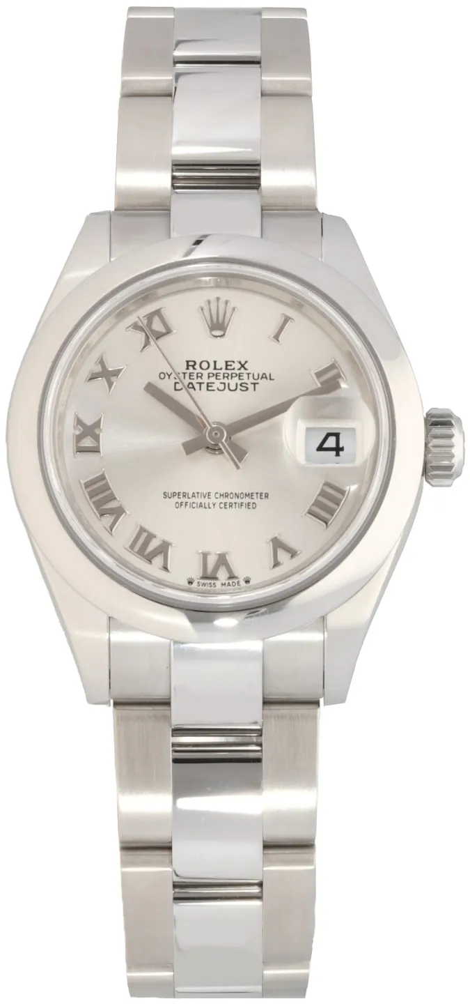 Rolex Lady-Datejust 279160 28mm Stainless steel Silver Roman Numeral