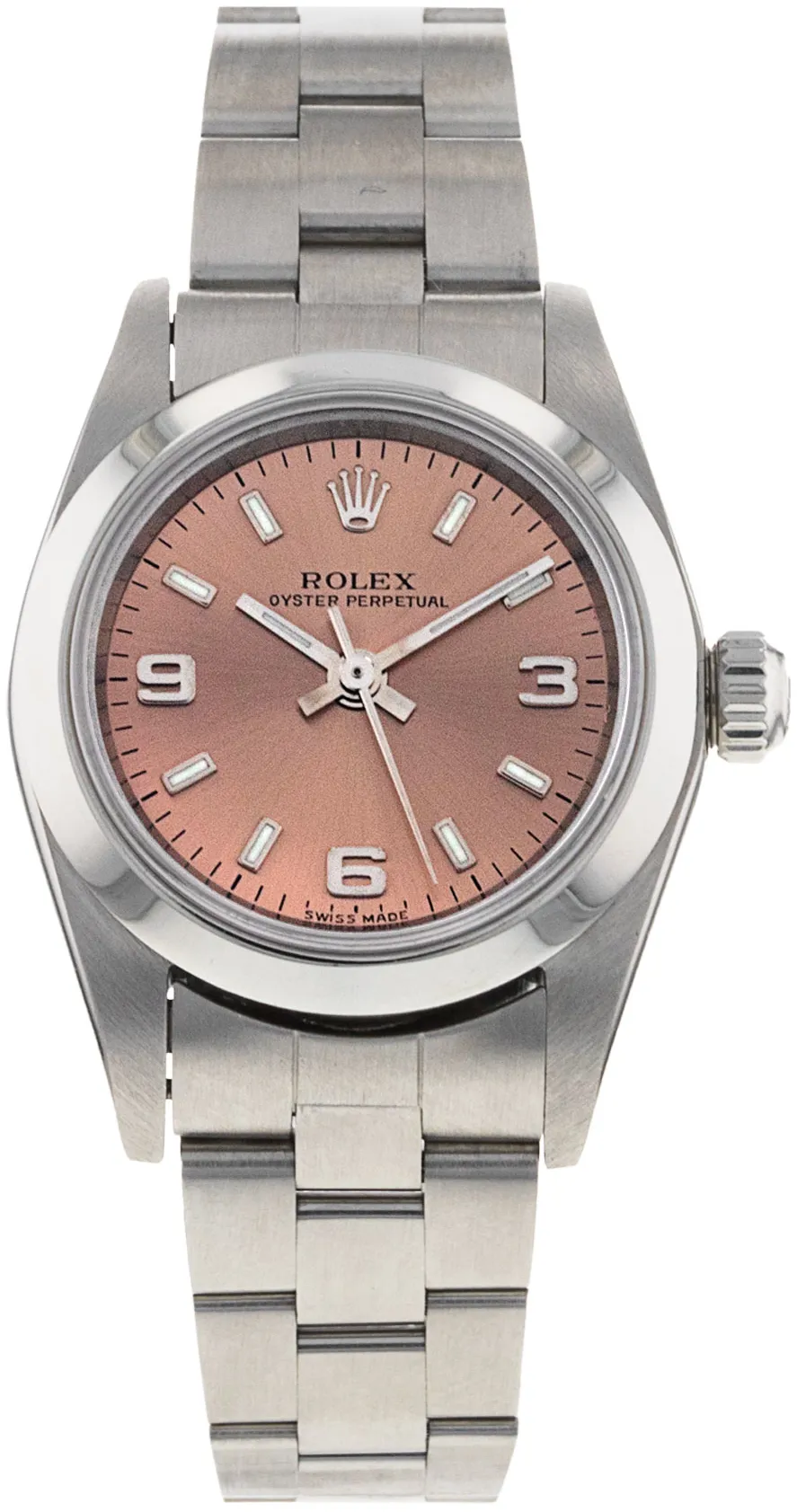 Rolex Oyster Perpetual 76080 24mm Stainless steel Silver