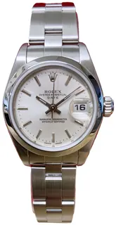 Rolex Oyster Perpetual Date 79160 Stainless steel Silver Baton