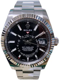 Rolex Sky-Dweller 326934 White gold and Stainless steel Black Baton