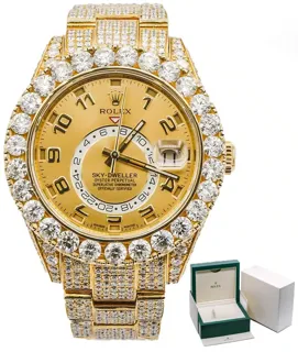 Rolex Sky-Dweller 326938 Yellow gold Champagne