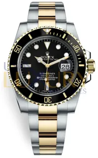 Rolex Submariner 116613LN Yellow gold and Stainless steel Black