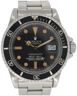 Rolex Submariner 1680 Stainless steel Black