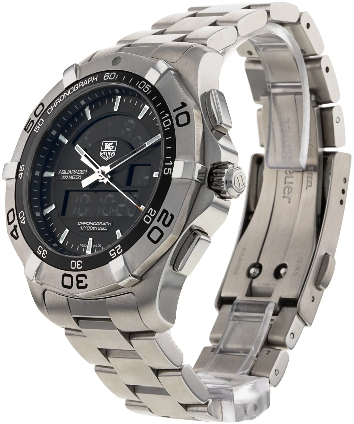 TAG Heuer Aquaracer CAF1010.BA0821 43mm Stainless steel Black 1