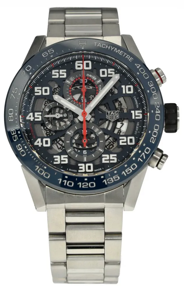 TAG Heuer Carrera CAR2A1W.BA0703 43mm Stainless steel Skeleton