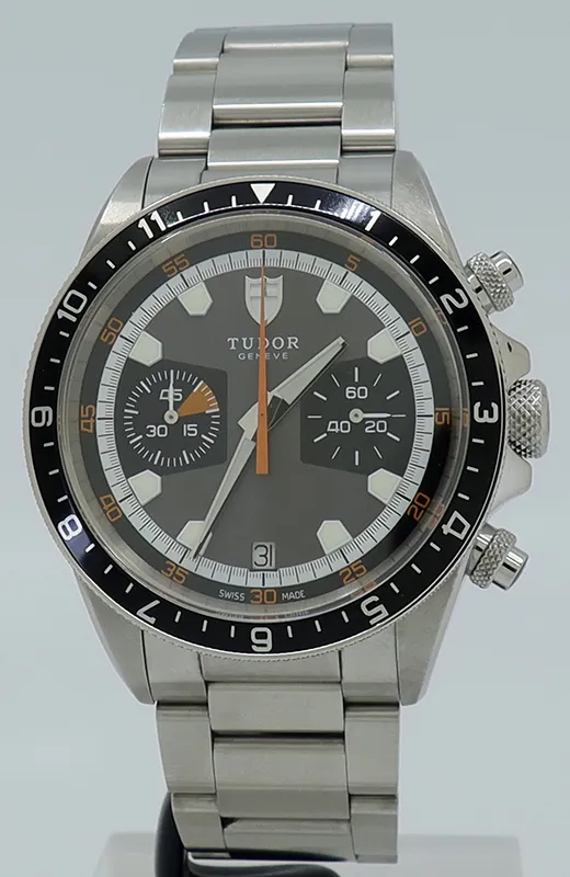 Tudor Heritage Chrono 70330N 42mm Stainless steel Black