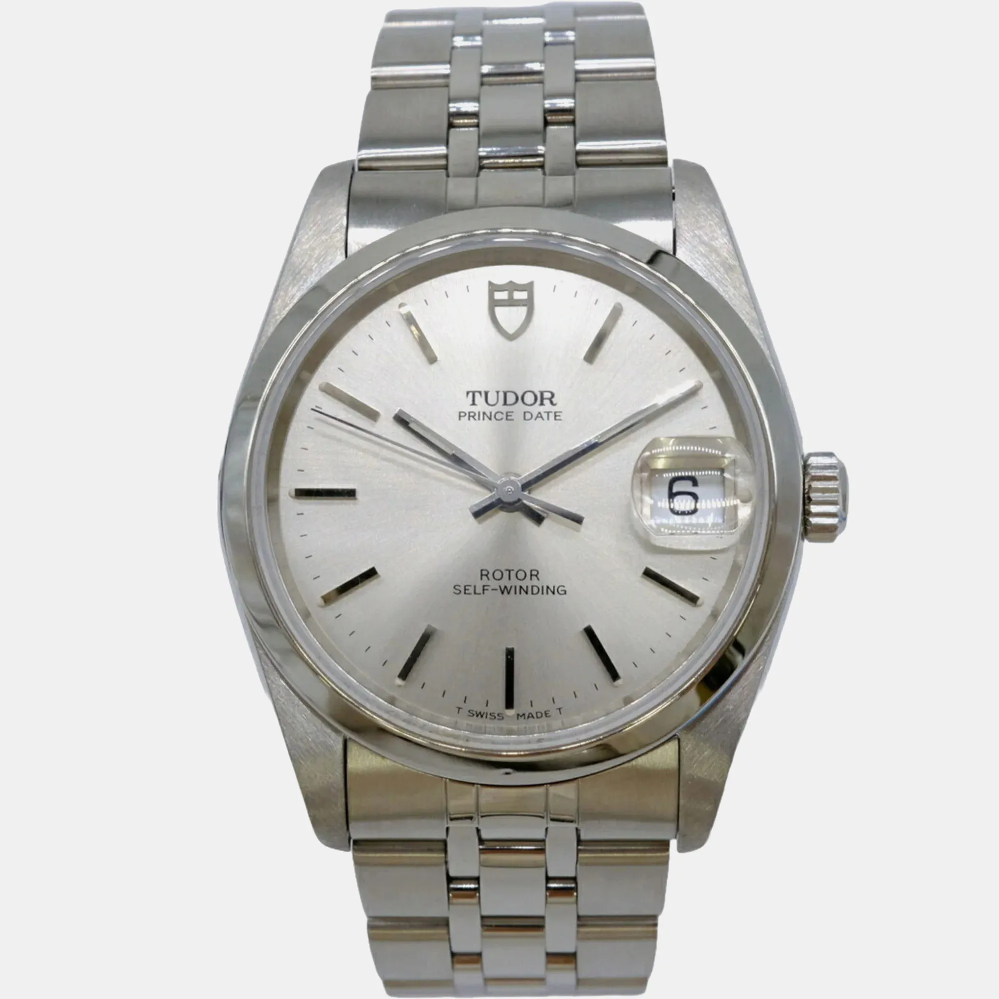 Tudor Prince 74000N 34mm Stainless steel White