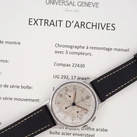 Universal Genève Compax 22’430 46mm Stainless steel Silver 5