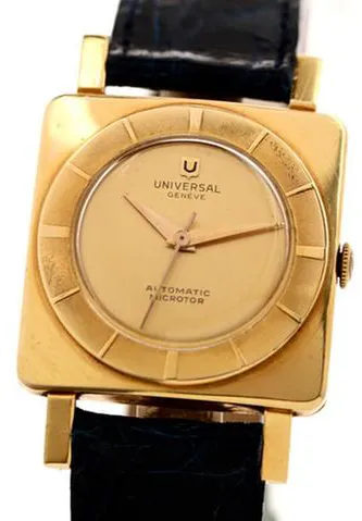 Universal Genève Microtor 30mm Yellow gold Gold