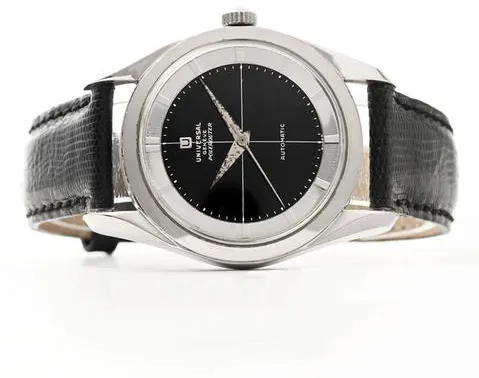 Universal Genève Polerouter 20217 35mm Stainless steel Black 3