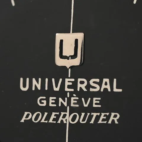 Universal Genève Polerouter 20217 35mm Stainless steel Black 1