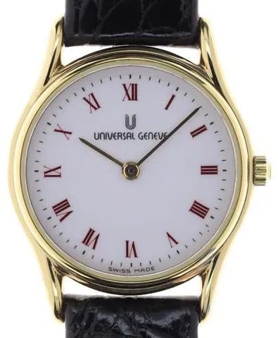 Universal Genève 516.016 24mm Yellow gold White