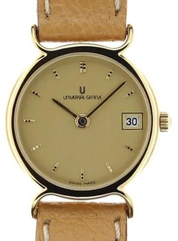 Universal Genève 540.813 22.5mm Yellow gold Champagne