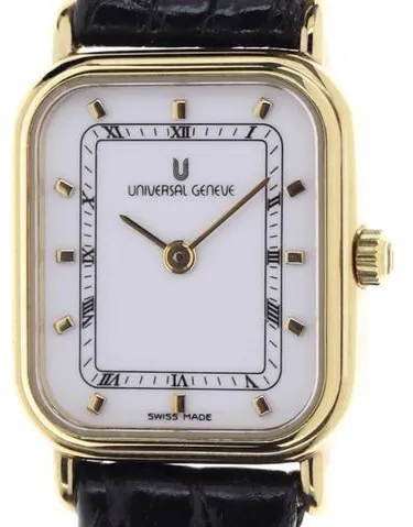 Universal Genève 516.624 28mm Yellow gold White 7