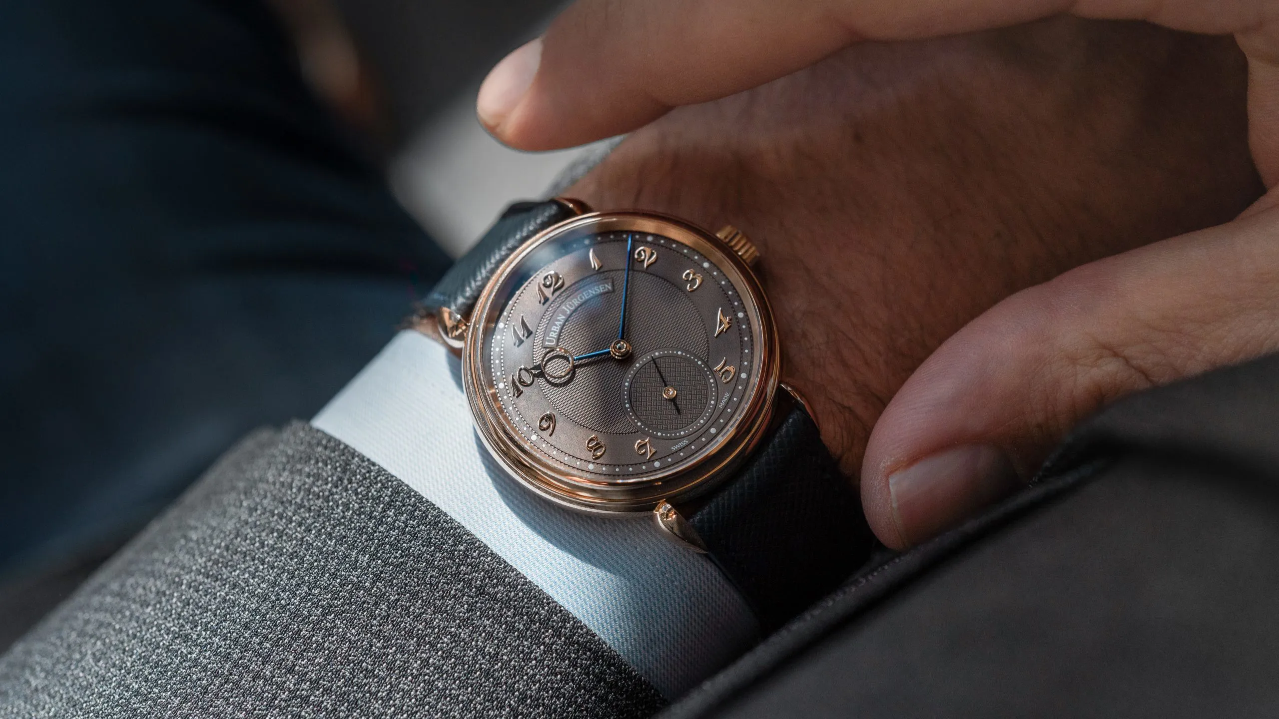 Urban Jürgensen 1140 L 40mm Rose gold Brown