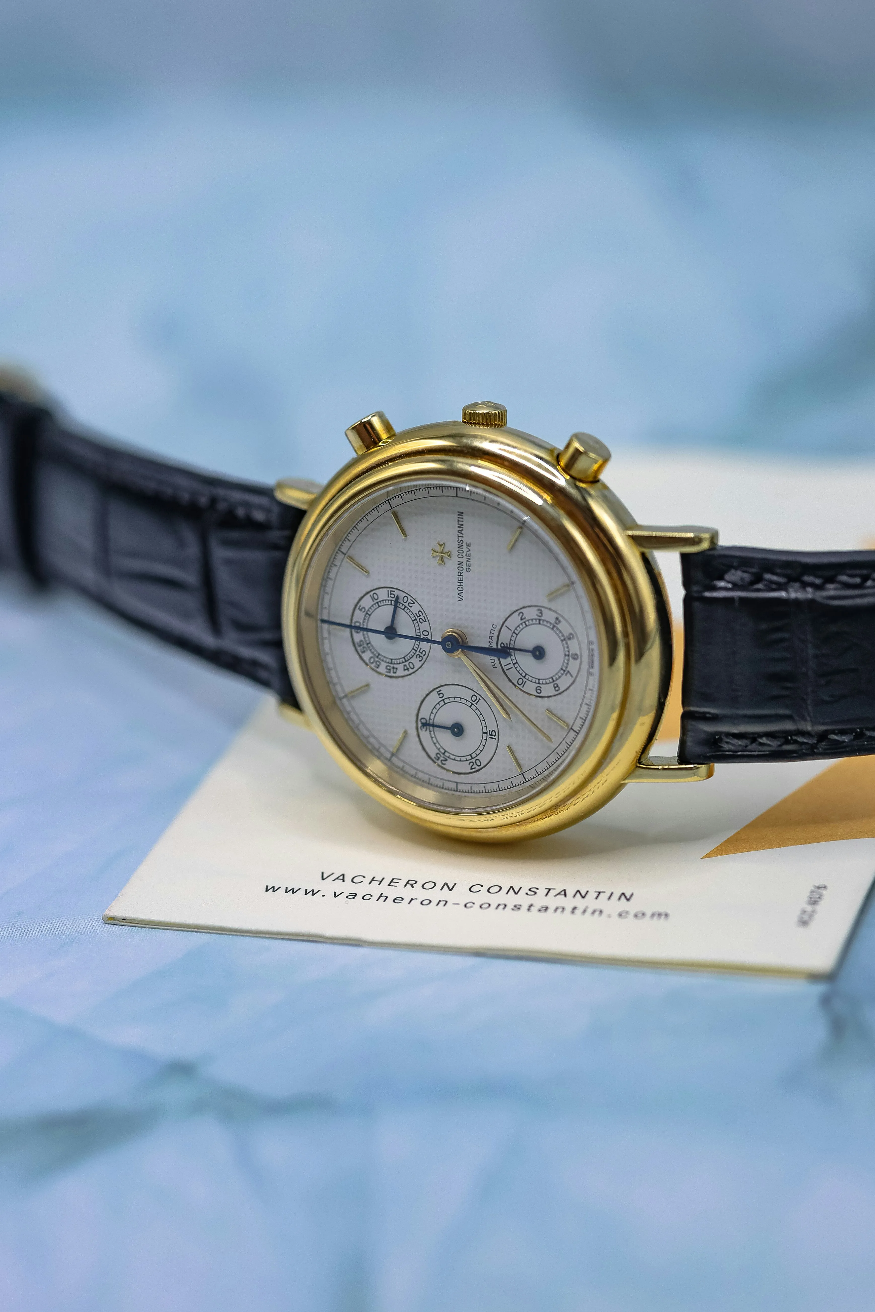 Vacheron Constantin Historiques Chronograph 47001/000J-0871 38mm Yellow gold White 8