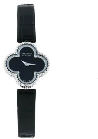 Van Cleef & Arpels Alhambra RO8WU00 22.5mm White gold Black