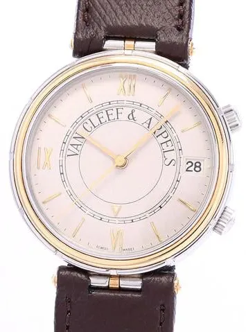 Van Cleef & Arpels La Collection 423 003 Yellow gold and Stainless steel White