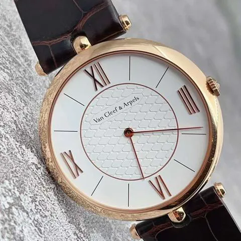 Van Cleef & Arpels Pierre Arpels VCARO3GO00 42mm Rose gold White 4