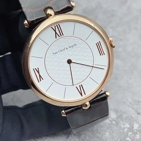 Van Cleef & Arpels Pierre Arpels VCARO3GO00 42mm Rose gold White 5