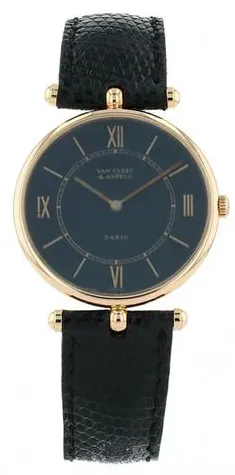 Van Cleef & Arpels Pierre Arpels 89223 30mm Yellow gold Black