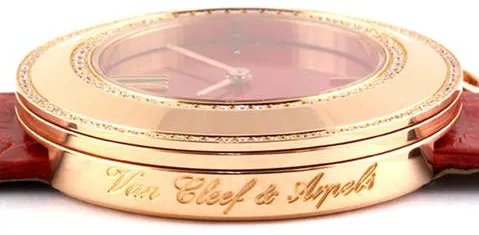 Van Cleef & Arpels HH47206 32mm Rose gold Red 8