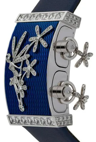 Van Cleef & Arpels HH25827 40mm White gold Blue 3