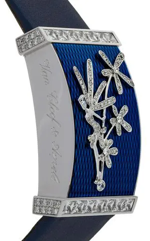 Van Cleef & Arpels HH25827 40mm White gold Blue 1