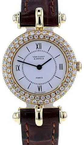 Van Cleef & Arpels 24mm Yellow gold White