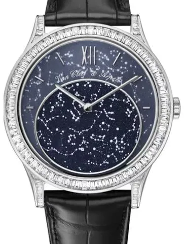 Van Cleef & Arpels VCARM96400 41mm White gold Blue