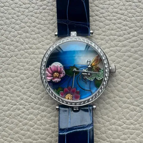 Van Cleef & Arpels VAN  & 38mm White gold Blue