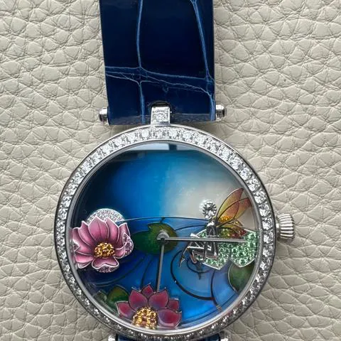 Van Cleef & Arpels VAN  & 38mm White gold Blue 4