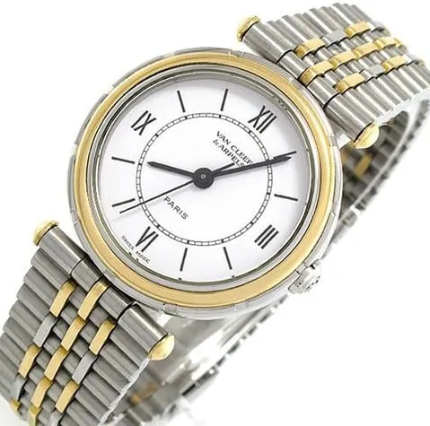 Van Cleef & Arpels 46.603.05 Yellow gold and Stainless steel White