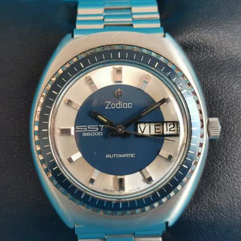 Zodiac 36mm Stainless steel Blue