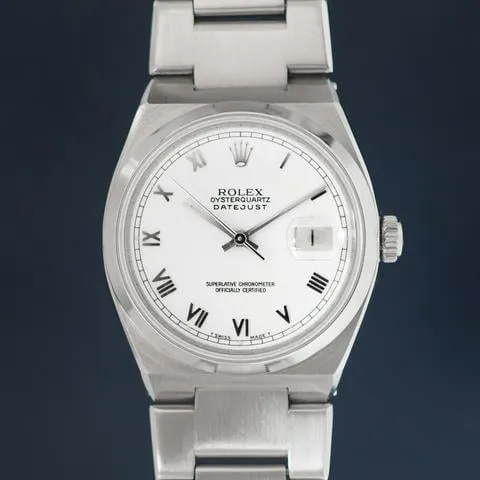 Rolex Datejust Oysterquartz 17000 36mm Stainless steel White