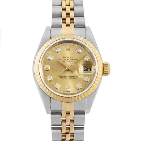 Rolex Datejust 69173G 26mm Yellow gold and Stainless steel Champagne