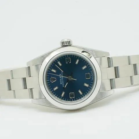 Rolex Oyster Perpetual 76080 24mm Stainless steel Blue