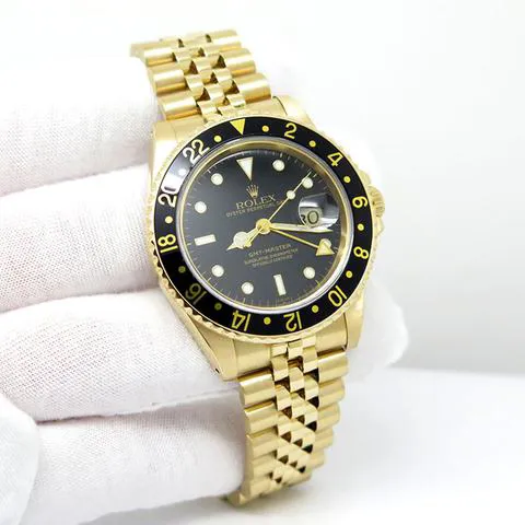 Rolex GMT-Master 16758 40mm Yellow gold Black